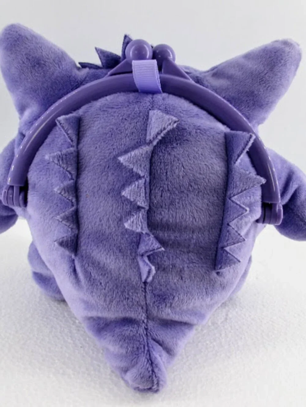 Pokémon Gengar Gamaguchi Plush Purse with Clasp Purple Pocket Monster No Cord